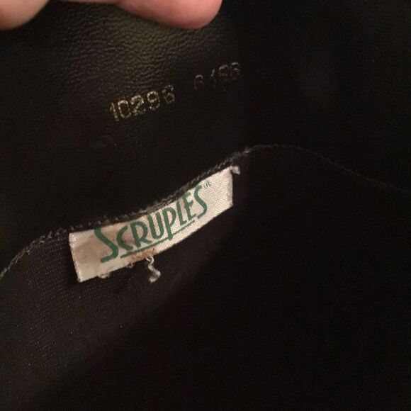 Vintage Scruples Black leather rope riding boots. - Picture 6 of 8